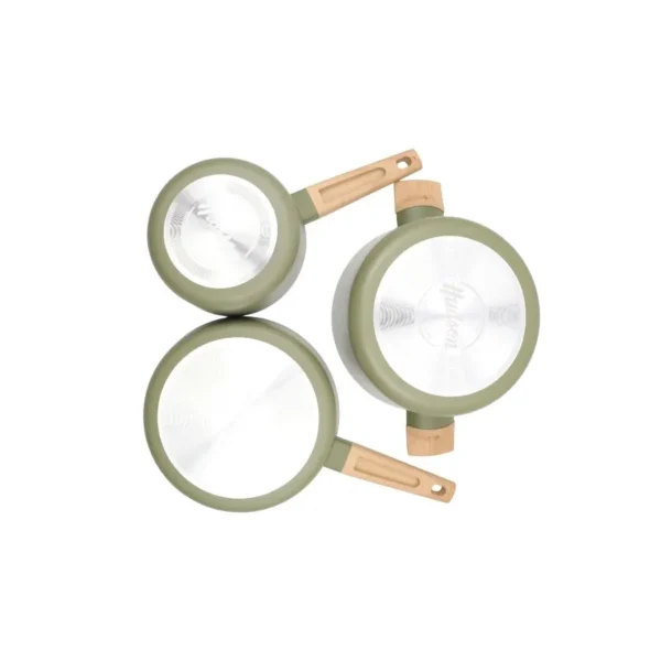 Batería de cocina antiadherente 5 piezas Olive – HUDSON