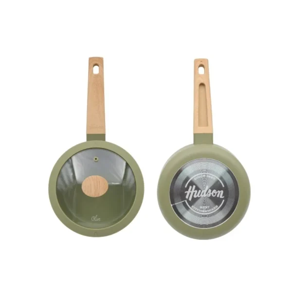 Cacerola antiadherente Olive con mango 18 cm – HUDSON