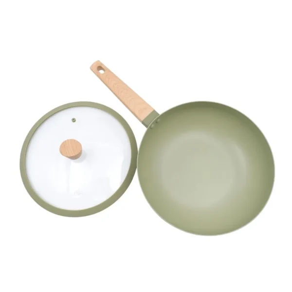Wok antiadherente Olive 28 cm – HUDSON