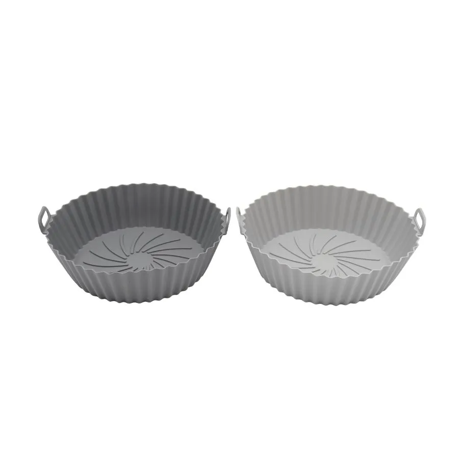 Set de moldes de silicona redondos para Air Fryer x 2 – HUDSON