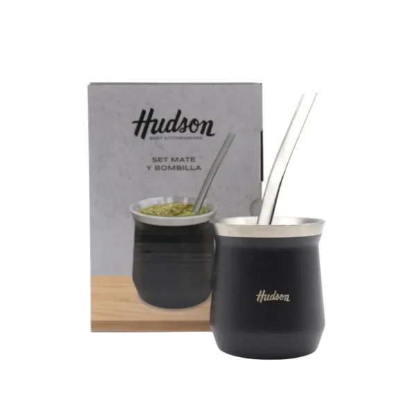 Mate de acero inoxidable negro – HUDSON