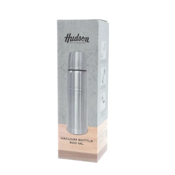 Termo de acero inoxidable plata 500 ml – HUDSON