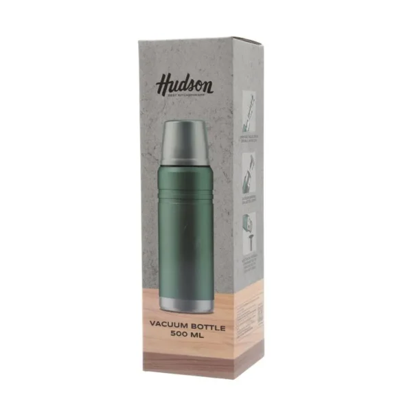 Termo de acero inoxidable verde 500 ml – HUDSON