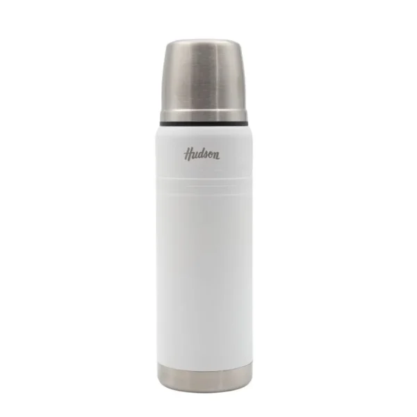 Termo de acero inoxidable blanco 500 ml – HUDSON