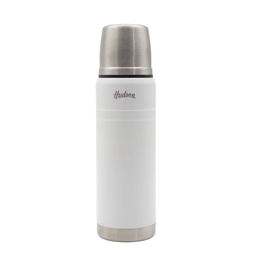 Termo de acero inoxidable blanco 500 ml – HUDSON