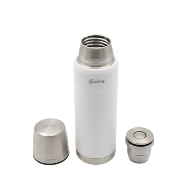 Termo de acero inoxidable blanco 500 ml – HUDSON