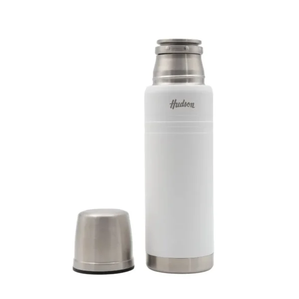 Termo de acero inoxidable blanco 500 ml – HUDSON