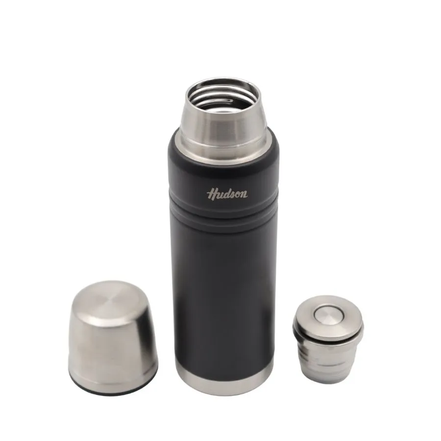 Termo de acero inoxidable negro 500 ml – HUDSON