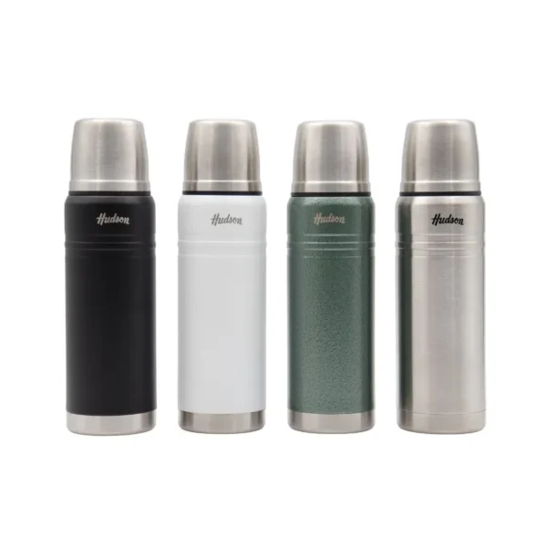 Termo de acero inoxidable negro 500 ml – HUDSON