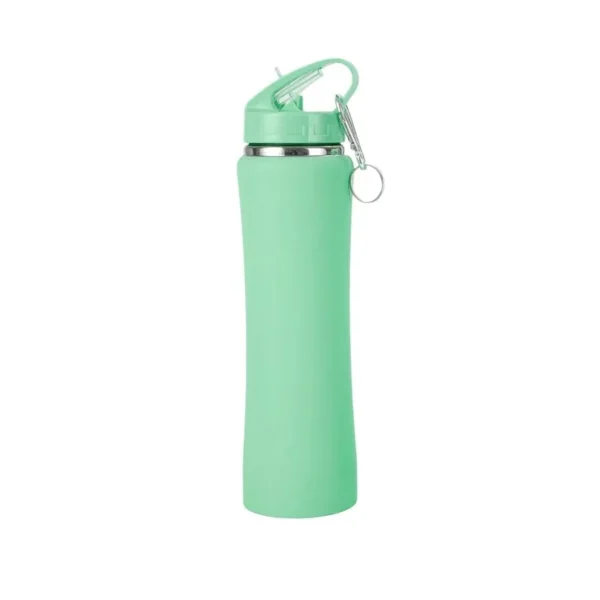 Botella deportiva de aluminio 750 ml con tapa a rosca