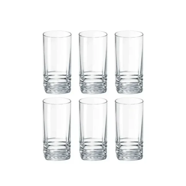 EST 6 VASOS ELEGANT T/L 335cc BASE CUAD