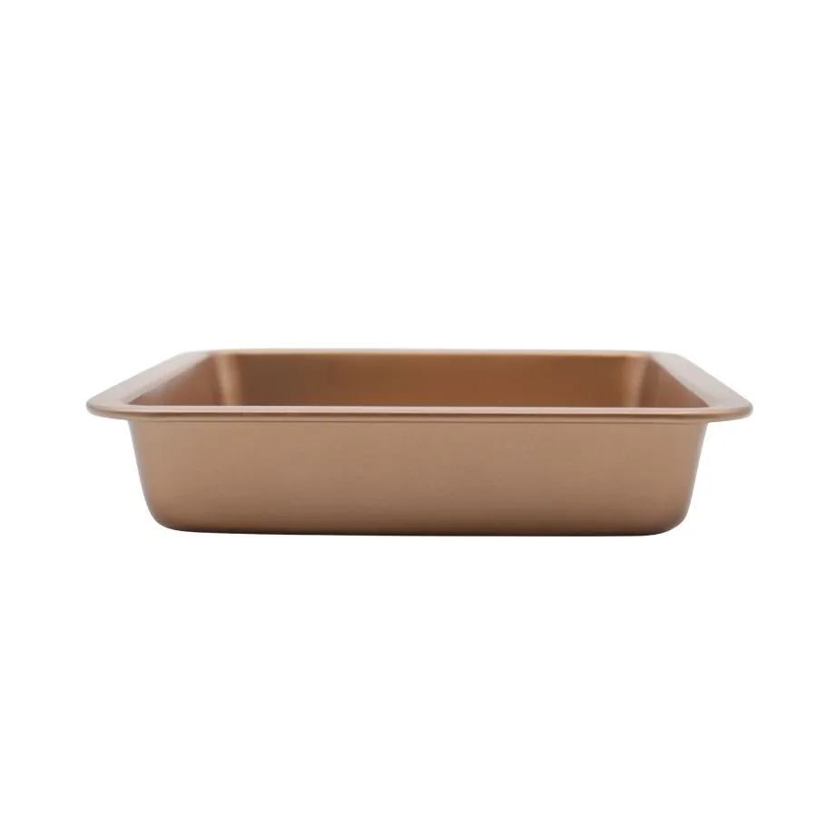 Asadera antiadherente Cobre 22 x 22 cm - HUDSON