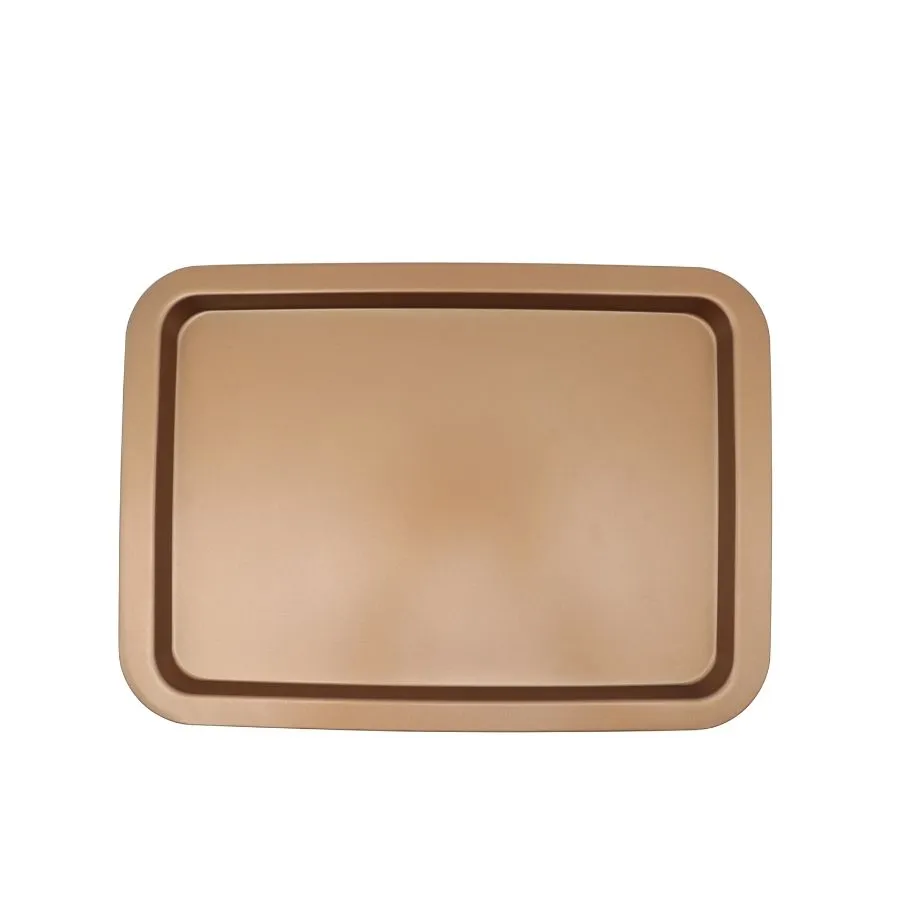 MOLDE PLACA TEF RECT COBRE 38,5x27 P/HORNO