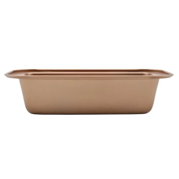 Budinera rectangular antiadherente Cobre 27,5 x 14 cm – HUDSON