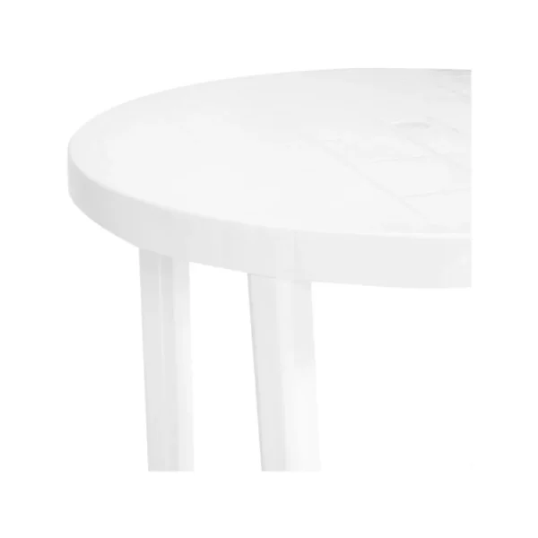 Mesa redonda blanca 90 cm – GARDENLIFE