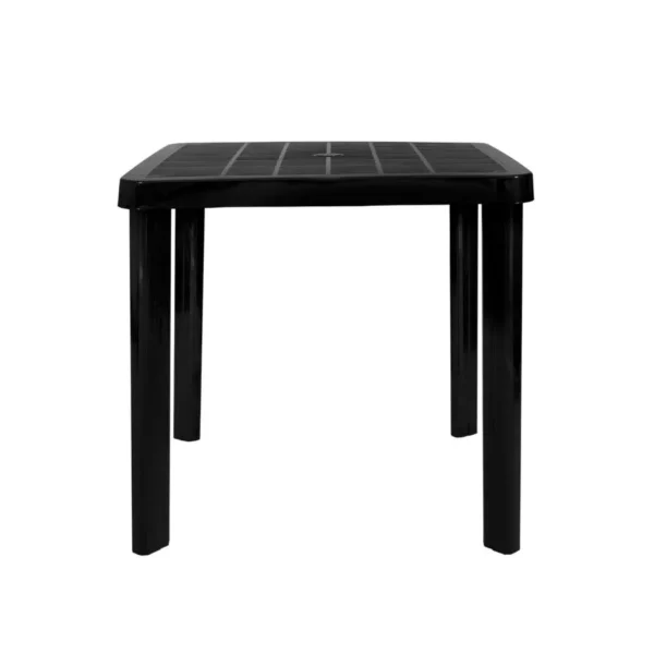 Mesa Borneo negra 75 x 75 cm – GARDENLIFE