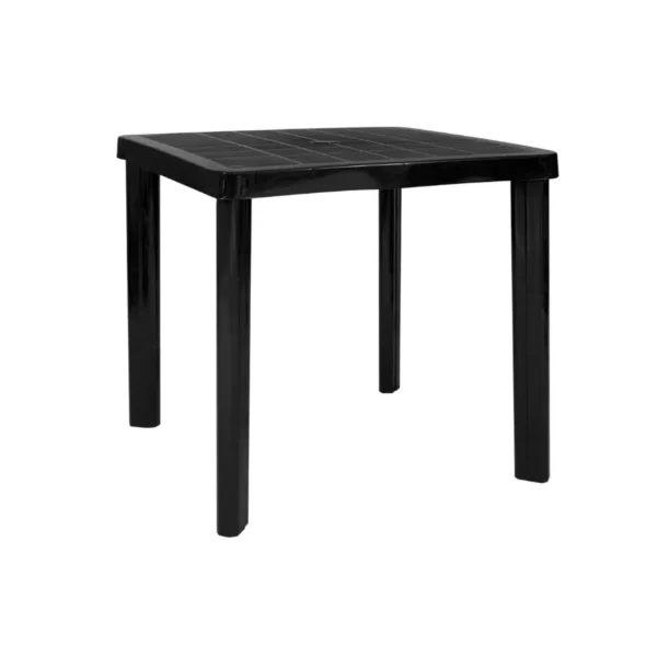 Mesa Borneo negra 75 x 75 cm – GARDENLIFE