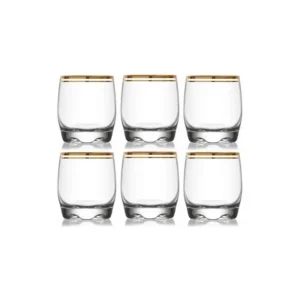 EST 6 VASOS ATLANTICA ORO WHISKY 290 cc