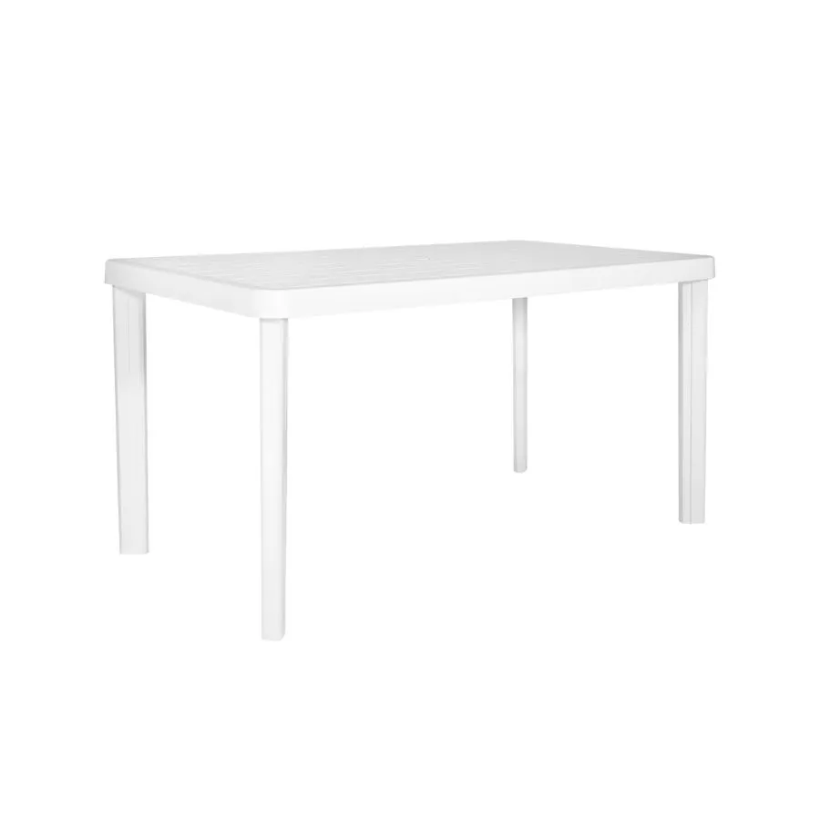 Mesa Bali blanca 120 x 70 cm – GARDENLIFE