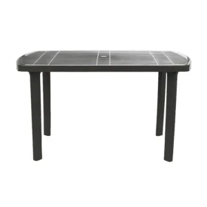 Mesa Maldiva negra 170 x 80 cm – GARDENLIFE