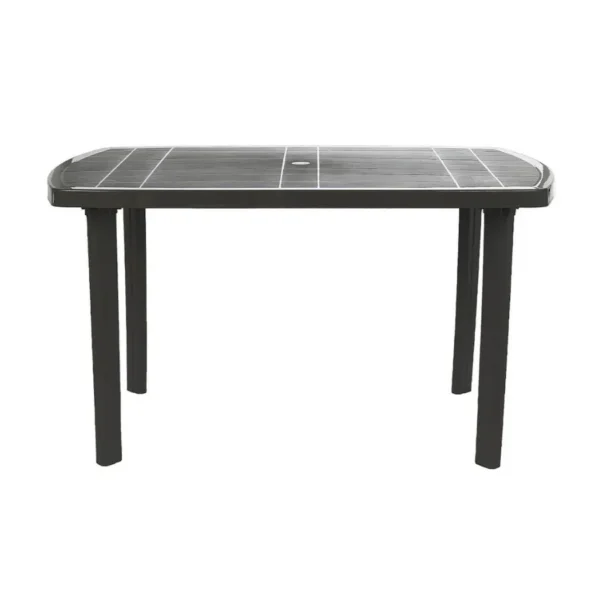 Mesa Maldiva negra 170 x 80 cm – GARDENLIFE