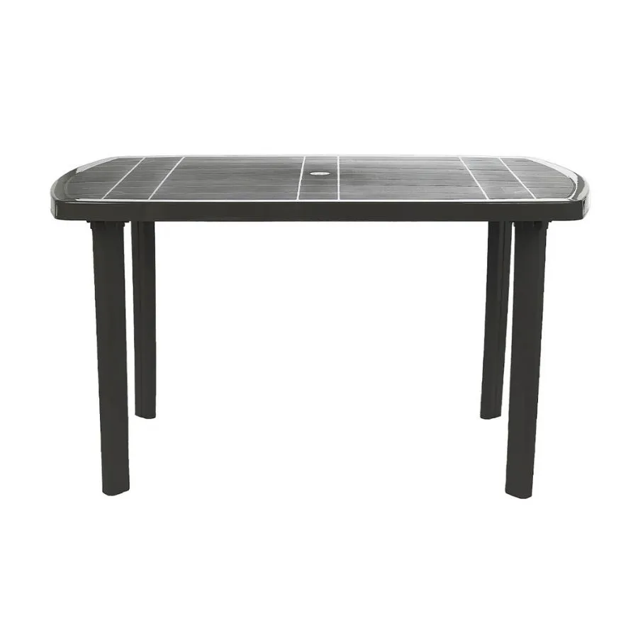 Mesa Maldiva negra 170 x 80 cm – GARDENLIFE