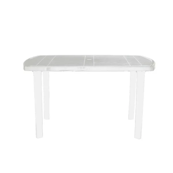 Mesa Maldiva blanca 170 x 80 cm – GARDENLIFE