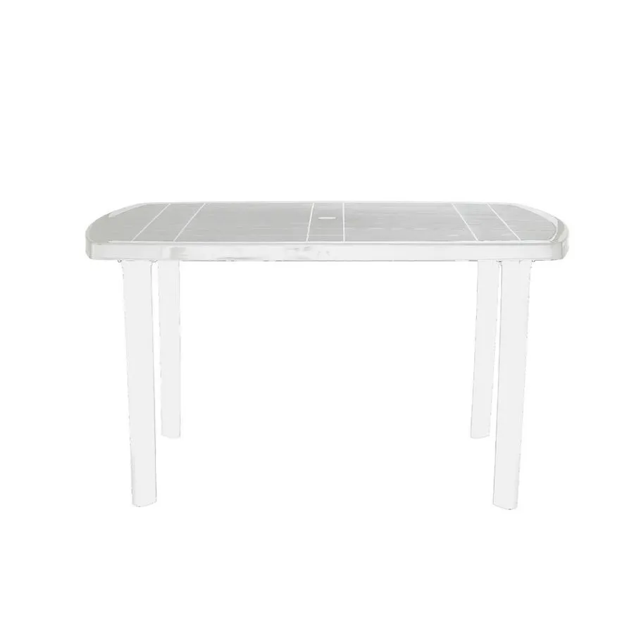 Mesa Maldiva blanca 170 x 80 cm – GARDENLIFE