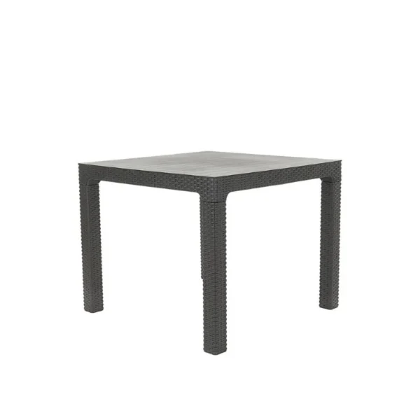 Mesa Mónaco grafito 90 x 90 cm – GARDENLIFE