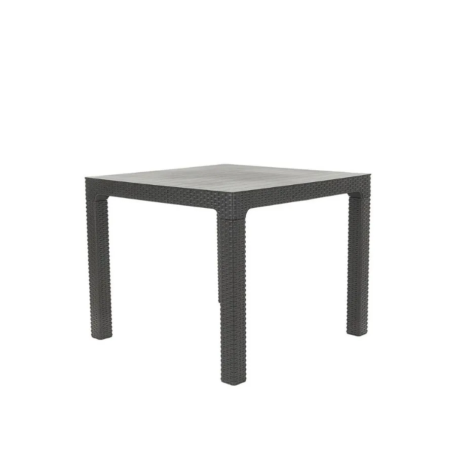 Mesa Mónaco grafito 90 x 90 cm – GARDENLIFE