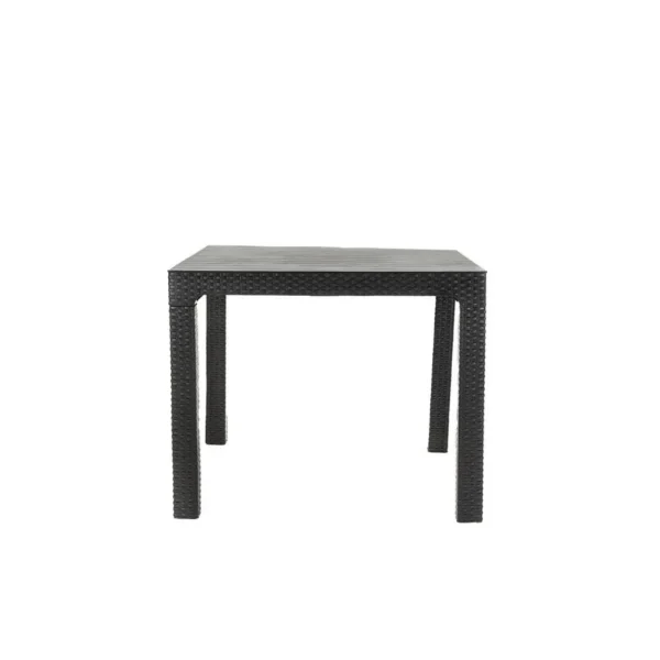 Mesa Mónaco grafito 90 x 90 cm – GARDENLIFE