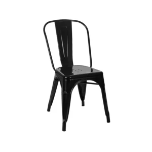Set x 4 sillas Tolix negra mate – GARDENLIFE