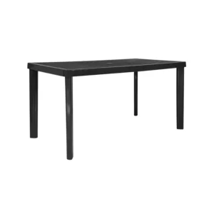 Mesa Bali negra 120 x 70 cm – GARDENLIFE