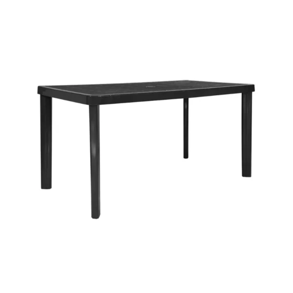 Mesa Bali negra 120 x 70 cm – GARDENLIFE