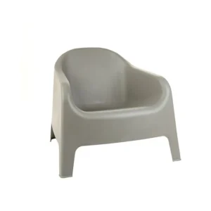 Sillón plástico Skarpo grafito – GARDENLIFE
