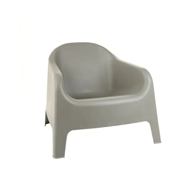 Sillón plástico Skarpo grafito – GARDENLIFE