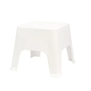 Mesa auxiliar Sunset blanca 40 x 40 cm – GARDENLIFE