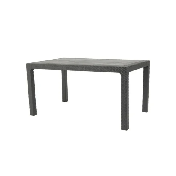 Mesa Niza grafito 150 x 90 cm – GARDENLIFE