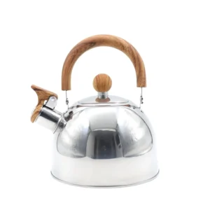 Pava acero silbadora mango simil madera 1,5 L – HUDSON