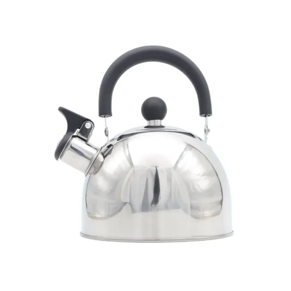 Pava acero silbadora mango negro 1,5 L – HUDSON