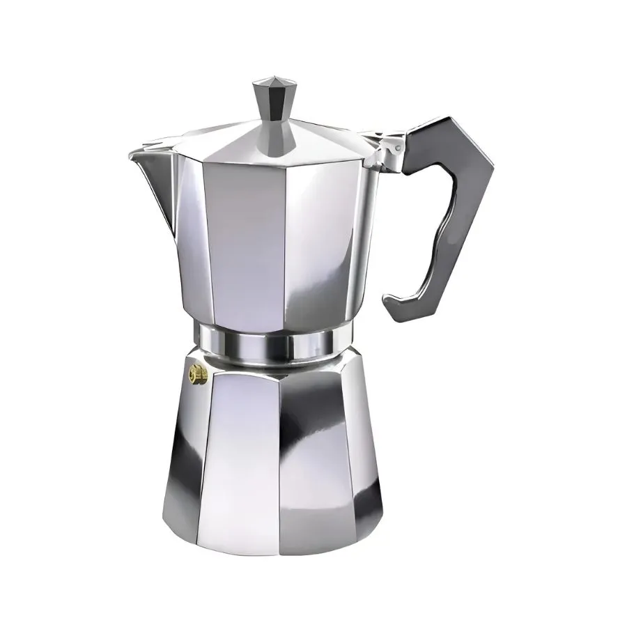 Cafetera tipo italiana 6 tazas plata 270 ml – HUDSON