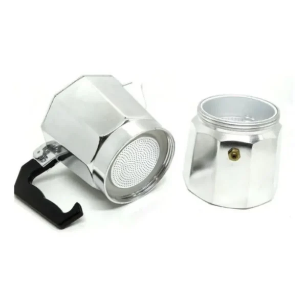 Cafetera tipo italiana 6 tazas plata 270 ml – HUDSON