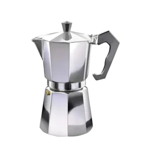 Cafetera tipo italiana 9 tazas plata 490 ml – HUDSON