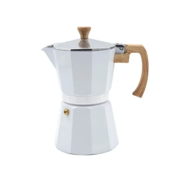 Cafetera tipo italiana 6 tazas blanca 270 ml – HUDSON
