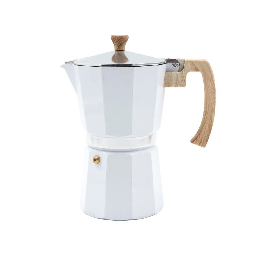 Cafetera tipo italiana 9 tazas blanca 490 ml – HUDSON