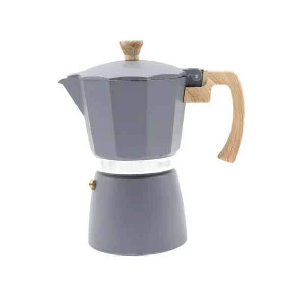 Cafetera tipo italiana 6 tazas gris 270 ml – HUDSON