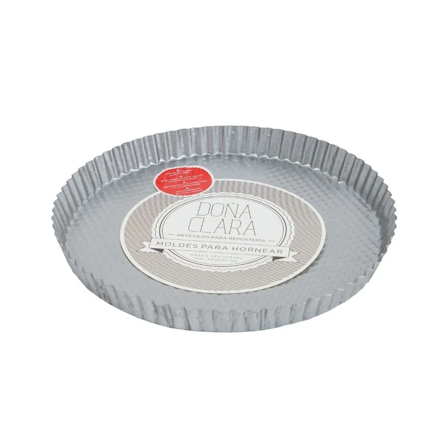 Tartera con ondas Nº24 acero aluminizado – DOÑA CLARA