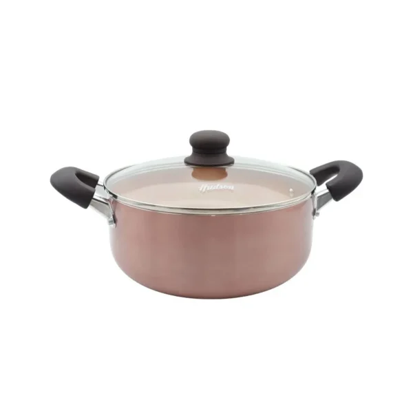 Batería de cocina antiadherente 5 piezas Cobre – HUDSON