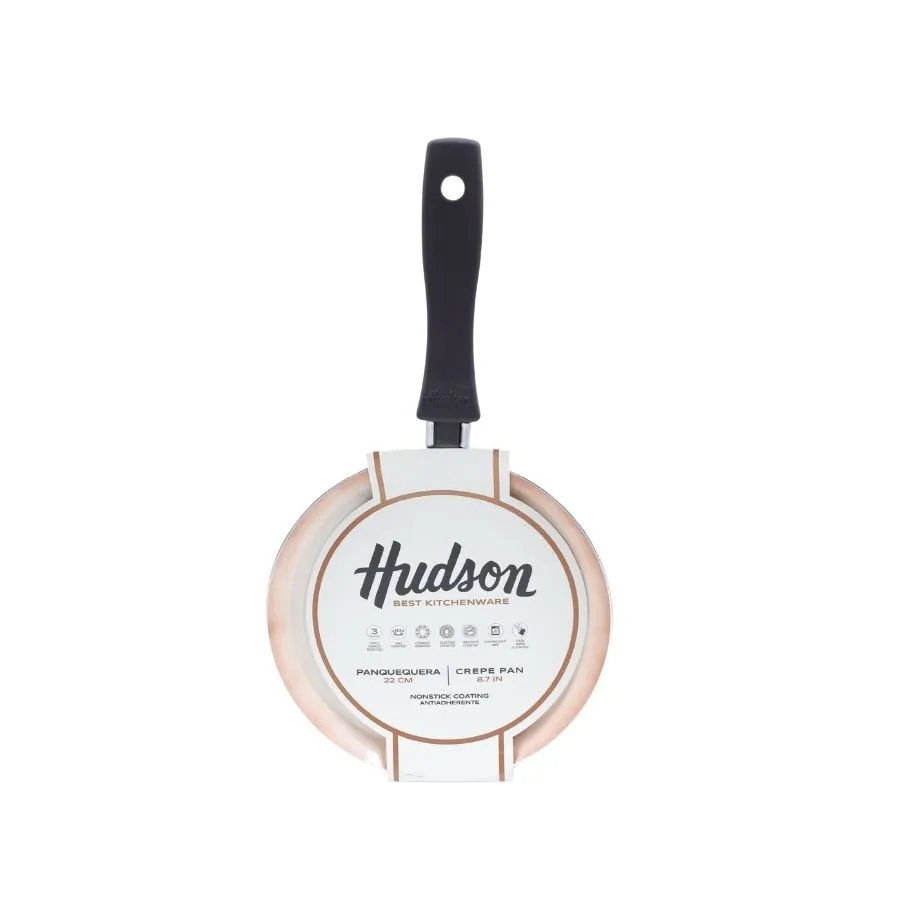 Panquequera antiadherente Cobre 22 cm – HUDSON
