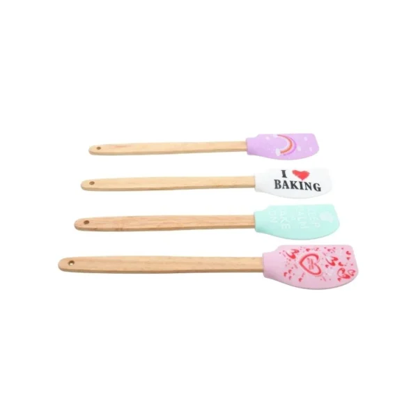 ESPATULA SILICONA m/MADERA 30 " YO COCINO"